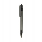 Ручка X8 из прозрачного rPET GRS черный; 