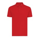 Рубашка поло Iqoniq Yosemite из переработанного хлопка-пике, унисекс, 220 г/м² красный; 
