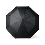 Складной зонт VINGA Bosler из rPET AWARE™, d106 см, черный