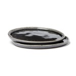Набор плоских тарелок VINGA Nomimono, d26,5 см, 2 шт. черный; 