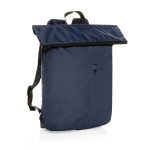 Легкий складной рюкзак Dillon из rPET AWARE™ темно-синий; 