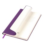 Ежедневник Spark недатированный, фиолетовый (с упаковкой, со стикерами)