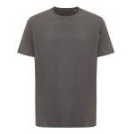 Футболка Iqoniq Kakadu из переработанного хлопка, свободный крой, унисекс, 180 г/м² темно-серый; 