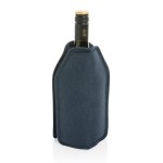 Охлаждающий чехол для вина Vino из rPET AWARE™ темно-синий; 