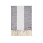 Плед VINGA Tella из Polylana® AWARE™, 230 г/м², 130х170 см серый; белый