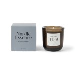 Маленькая ароматическая свеча VINGA Nordic Essence в стекле синий; темно-коричневый