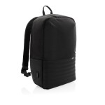 Антикражный рюкзак для ноутбука Swiss Peak с RFID-защитой из rPET AWARE™, 15,6’’ черный; 