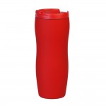 Термокружка с двойной стенкой Softoccino, красная-S