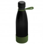 Термобутылка герметичная вакуумная Olivia To Go, чёрный/хаки