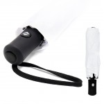 Автоматический противоштормовой зонт Vortex To Go, белый/чёрный