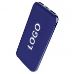 Внешний аккумулятор Kugo, 10000 mAh с подсветкой гравировки, синий