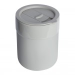 Кружка кермическая Silvia с силиконовой манжетой, серая