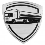 Шильд-наклейка транспорт, серебро