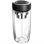 Термос стеклянный с LED-дисплеем Smartview, чёрный