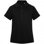 Рубашка поло детская Virma Kids, черная, 10 лет