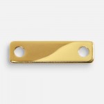 Шильдик металлический Alfa Liten, золотистый глянцевый