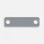 Шильдик металлический Alfa Liten, серый