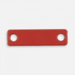 Шильдик металлический Alfa Liten, красный