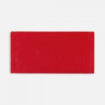 Лейбл из ПВХ Dzeta, XS, красный