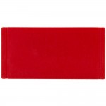 Лейбл из ПВХ Dzeta, XS, красный