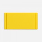 Лейбл из ПВХ Dzeta, XS, желтый