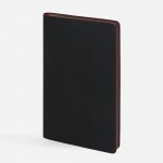 Ежедневник Trait, недатированный, черный с красным