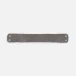 Лейбл кожаный Beta, XS, серый