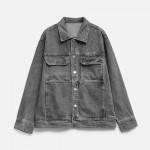 Куртка джинсовая O2, серая, размер XS/S