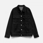 Куртка джинсовая O2, черная, размер XS/S