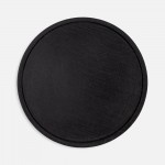 Лейбл из ПВХ Dzeta Round, L, черный