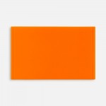 Лейбл из ПВХ Dzeta, ХL, оранжевый неон