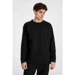 Свитшот унисекс S1, черный, размер M/L