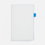 Ежедневник White Shall, недатированный, бело-голубой