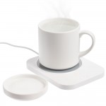 Кружка с подогревом и беспроводной зарядкой dualBase plus, белая