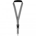 Лента светоотражающая Interlevel, черная с серым