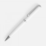 Ручка шариковая Inkish Chrome в футляре, белая