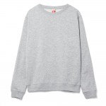 Свитшот унисекс Delta, серый меланж, размер M