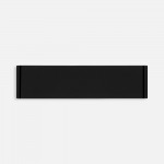 Лейбл из ПВХ Dzeta, S, черный