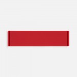 Лейбл из ПВХ Dzeta, S, красный