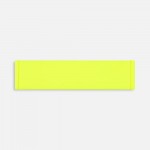 Лейбл из ПВХ Dzeta, S, желтый неон