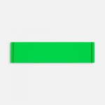 Лейбл из ПВХ Dzeta, S, зеленый неон