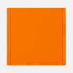 Лейбл из ПВХ Dzeta, L, оранжевый неон