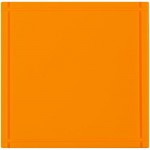 Лейбл из ПВХ Dzeta, L, оранжевый неон