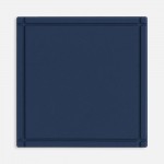 Лейбл из ПВХ Dzeta, L, темно-синий