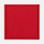 Лейбл из ПВХ Dzeta, L, красный