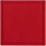 Лейбл из ПВХ Dzeta, L, красный