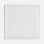 Лейбл из ПВХ Dzeta, L, белый