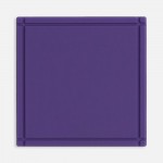 Лейбл из ПВХ Dzeta, L, фиолетовый