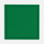 Лейбл из ПВХ Dzeta, L, зеленый