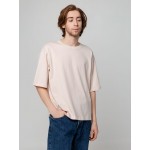 Футболка унисекс оверсайз Street Vibes, бежевая, размер M/L